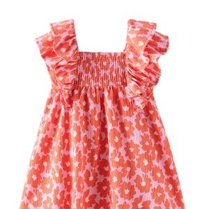 Orange girls dress